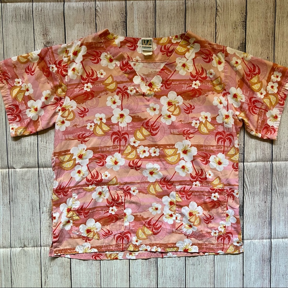 ▪️Hawaiian Sunset Scrub Top▪️